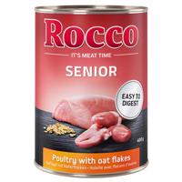 Rocco Senior 6 x 400 g - drůbeží & ovesné vločky