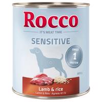Rocco Sensitive 24 x 800 g - jehněčí s rýží