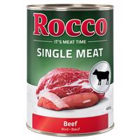 Rocco Single Meat konzervy, 6 x 400 g - 5 + 1 zdarma - hovězí