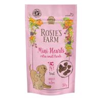 Rosie's Farm Puppy & Adult "Mini Hearts" telecí - 3 x 50 g