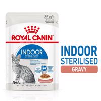 ROYAL CANIN INDOOR Sterilised v omáčce, kapsičky pro domácí kočky 12 × 85 g