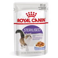 Royal Canin Sterilised - jako doplněk: mokré krmivo 12 x 85 g Royal Canin Sterilised v želé