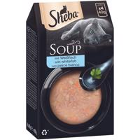 Sheba Classic Soup 2 x 40 kapsiček (80 x 40 g) výhodné balení - Bílá ryba