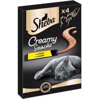 SHEBA® Creamy Snacks s kuřecím masem 4×12 g