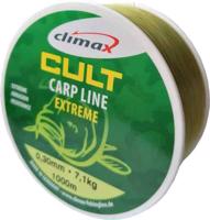 Silon CLIMAX CULT Carp Line Extreme mattolive 1000m Variant: Průměr: 0,28mm nosnost: 5,8kg