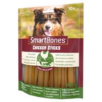 SmartBones kosti / SmartSticks, 3 balení - 2 +1 zdarma - SmartSticks Wrapped žvýkací tyčinky kuřecí 3 x 10 kusů