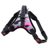 Sporty postroj pro psa | 32 – 98 cm Barva: Růžový-maskáč, Obvod hrudníku: 32 - 40 cm