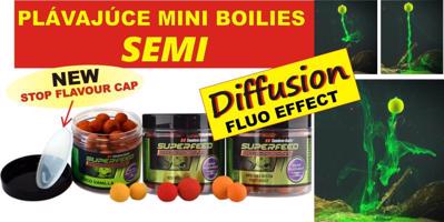 SuperFeed- Diffusion Mini Boilies  12mm / 35g Variant: Red Krill