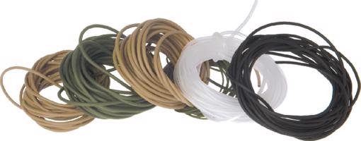 TB Anti-tangle gumová hadička Variant: pr. 1,0mm / 3m - barva olivová