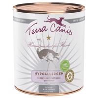 Terra Canis Hypoallergen 6 x 800 g - pštrosí s pastinákem