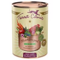 Terra Canis Market Ragout 12 x 385 g Economy Pack - Hovězí maso s brokolicí, borůvkami a šalvějí