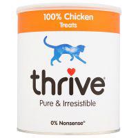 Thrive! Lyofilizované snacky pro kočky Maxi Tube kuřecí - Výhodné balení 3 x 200 g