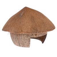 TIAKI Domeček z kokosu pro křečky a myši - cca Ø 16 × V 13 cm