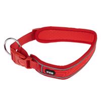 TIAKI Soft & Safe obojek, červený - velikost S: obvod krku 35 - 45 cm, Š 40 mm