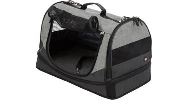 Transportní taška-pelíšek HOLLY 50x30x30 cm nylon,černo/šedá