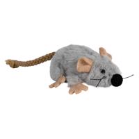 Trixie plyšová myška s Catnipem - 1 ks