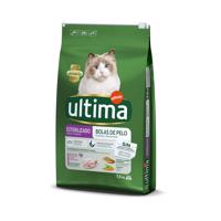 Ultima Cat granule,  6,5 kg + 1 kg zdarma - Sterilized Hairball (7,5 kg)