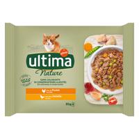 Ultima Cat Nature 4 x 85 g - drůbeží