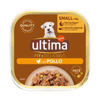 Ultima Fit & Delicious Paté Mini pro psy 22 × 150 g - kuřecí