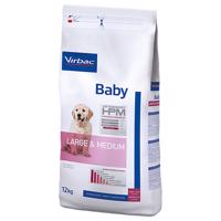 Virbac Veterinary HPM Baby Large & Medium pro štěňata - 2 x 12 kg