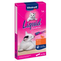Vitakraft Cat Liquid snacky s kachnou a beta glukany - 48 x 15 g