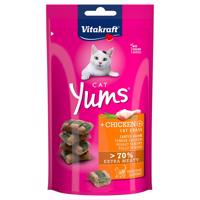 Vitakraft Cat Yums pamlsky pro kočky - Kuřecí a kočičí tráva 3 x 40 g
