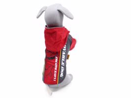 Vsepropejska Alba sportovní pláštěnka pro psa Barva: Červená, Délka zad (cm): 20, Obvod hrudníku: 32 - 36 cm