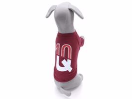Vsepropejska Charles tričko s nápisem pro psa Barva: Vínová, Délka zad (cm): 20, Obvod hrudníku: 29 - 31 cm