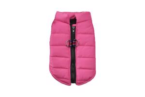 Vsepropejska Color-rainy obleček pro psa na zip Barva: Růžová, Délka zad (cm): 44, Obvod hrudníku: 50 - 54 cm