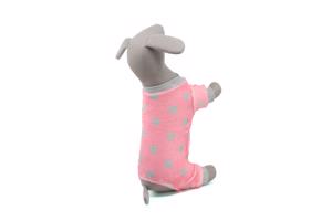 Vsepropejska Dolfi fleecová pyžamo pro psa Barva: Růžová, Délka zad (cm): 22, Obvod hrudníku: 34 - 38 cm