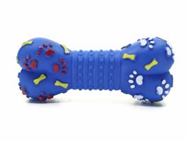 Vsepropejska Fame gumová kost pro psa Barva: Modrá, Rozměr (cm): 15