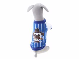 Vsepropejska Herry mikina pro psa Barva: Modrá, Délka zad (cm): 21, Obvod hrudníku: 34 - 36 cm