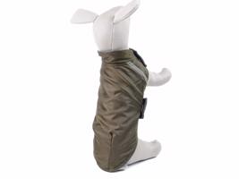 Vsepropejska Icy zimní bunda pro psa s reflexními prvky Barva: Hnědá, Délka zad (cm): 40, Obvod hrudníku: 40 - 64 cm
