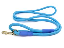 Vsepropejska Karo vodítko pro psa | 190 cm Barva: Modrá, Délka vodítka: 190 cm, Šířka vodítka: 0,8 cm