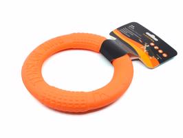 Vsepropejska Kif gumové přetahovalo pro psa | 17 cm Barva: Oranžová, Průměr: 17 cm