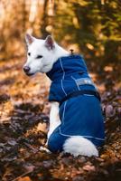 Vsepropejska Maka zimní bunda pro psa Barva: Modrá, Délka zad (cm): 44, Obvod hrudníku: 60 - 66 cm
