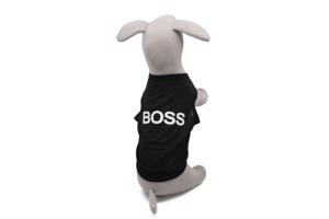 Vsepropejska Maxim letní tričko pro psa Barva: Černá, Délka zad (cm): 18, Obvod hrudníku: 28 - 32 cm