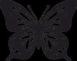 Vsepropejska Motýl dekorace na zeď 9 Rozměr (cm): 38 x 30, Dekor: Černá
