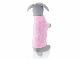 Vsepropejska Rixi svetr pro psa Barva: Růžová, Délka zad (cm): 23, Obvod hrudníku: 32 - 38 cm
