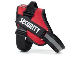 Vsepropejska Security bezpečný postroj pro psa | 51 – 115 cm Barva: Červená, Obvod hrudníku: 56 - 73 cm