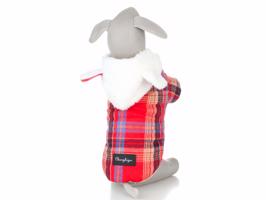 Vsepropejska Sirio zimní kabátek pro psa Barva: Červená, Délka zad (cm): 26, Obvod hrudníku: 38 - 40 cm
