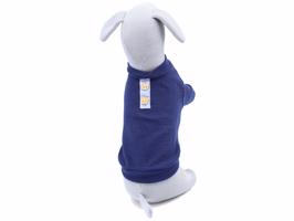Vsepropejska Sitsi tričko s knoflíky pro psa Barva: Modrá, Délka zad (cm): 34, Obvod hrudníku: 46 - 50 cm