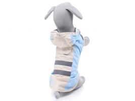 Vsepropejska Slim-Roy reflexní pláštěnka pro psa Barva: Modrá, Délka zad (cm): 48, Obvod hrudníku: 54 - 64 cm