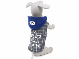 Vsepropejska Smile zimní bunda pro psa Barva: Šedá, Délka zad (cm): 20, Obvod hrudníku: 28 - 34 cm
