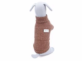 Vsepropejska Taima zateplený svetr pro psa Barva: Hnědá, Délka zad (cm): 23, Obvod hrudníku: 30 - 34 cm
