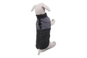Vsepropejska Terenc obleček pro psa na zip Barva: Černá, Délka zad (cm): 26, Obvod hrudníku: 30 - 35 cm