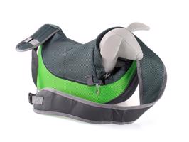 Vsepropejska Travel 2 taška pro psa přes rameno Barva: Zelená, Dle váhy psa: do 2 kg
