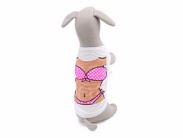 Vsepropejska Tyfon letní tričko pro psa Barva: Růžová, Délka zad (cm): 18, Obvod hrudníku: 28 - 32 cm