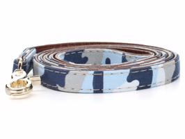 Vsepropejska Violeta maskáčové vodítko pro psa | 120 cm Barva: Modrá, Šířka vodítka: 1,2 cm