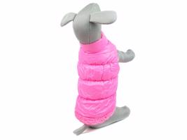 Vsepropejska Warm zimní bunda pro psa s kožichem Barva: Růžová, Délka zad (cm): 19, Obvod hrudníku: 20 - 30 cm